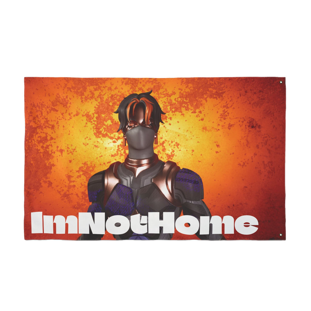 Double-Sided Flag — ImNotHome Broken Man