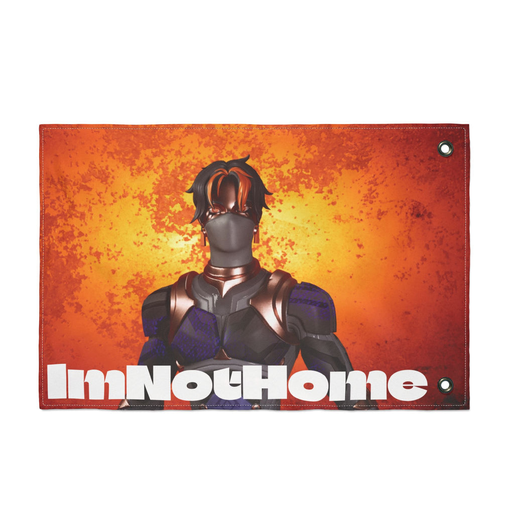 Double-Sided Flag — ImNotHome Broken Man
